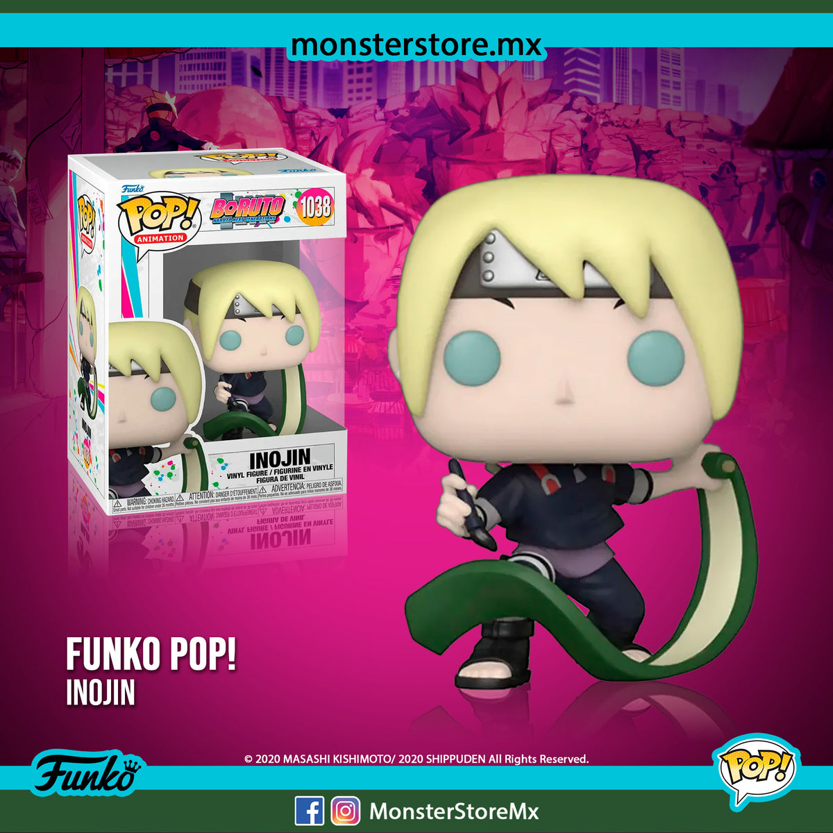 Funko Pop! Boruto: Naruto Next Generations - Inojin #1038 - Funko