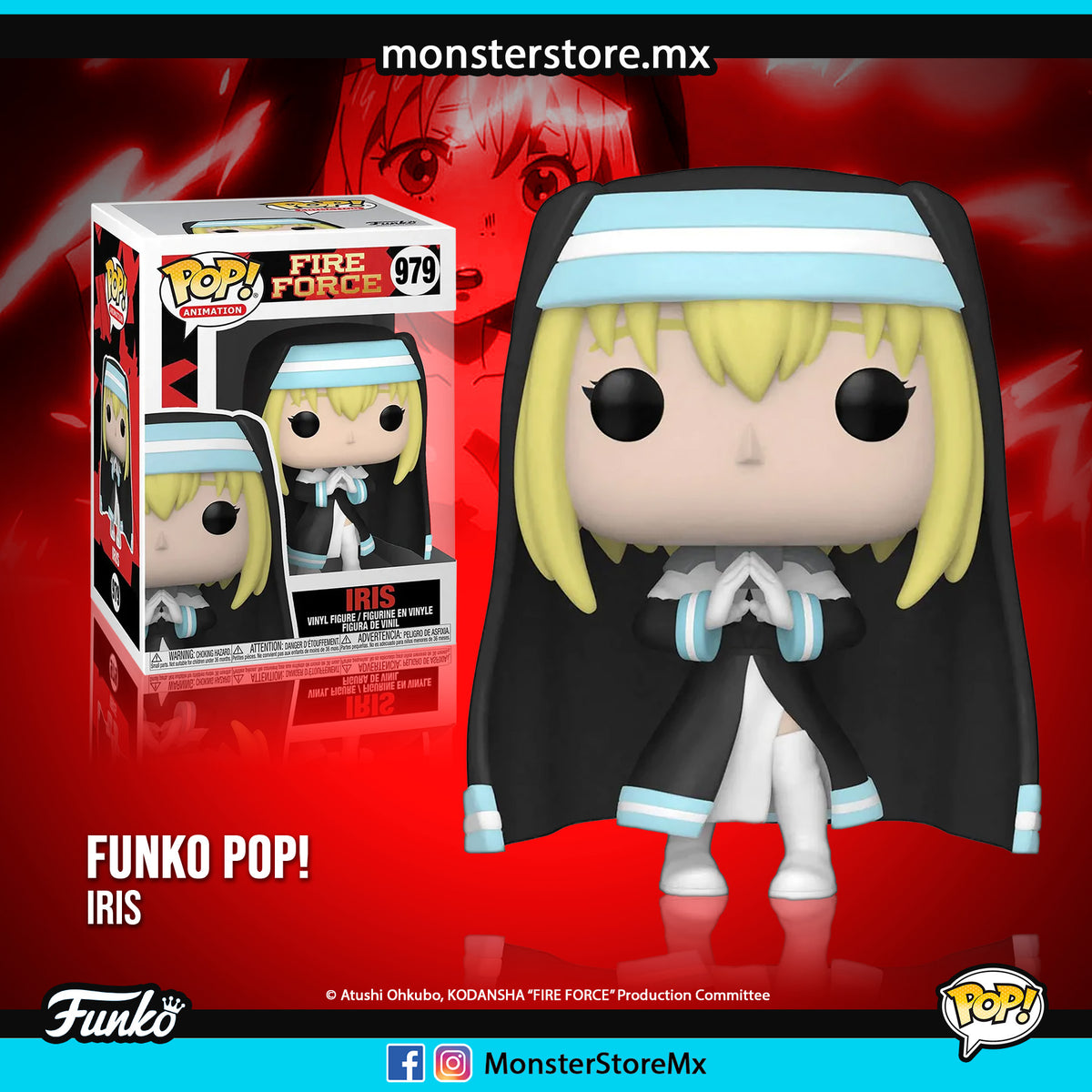 Funko Pop Anime: Fire Force - Iris #979 em Promoção na Americanas