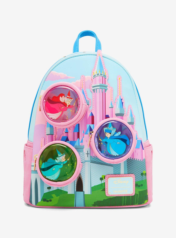 Loungefly Disney Sleeping Beauty Fairy Bubbles Mini Backpack