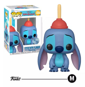 Funko Pop! Movies - Stitch With Plunger #1354 Special Editi9n Lilo & Stitch