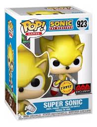 Funko Pop! Games - Super Sonic #923 A.A.A. Chase Sonic The Hedgehog