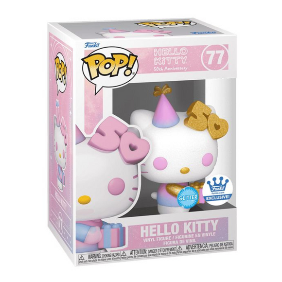 Funko Pop! Movies - Hello Kitty #77 Glitter Funko Shop Hello Kitty 50th Aniversary