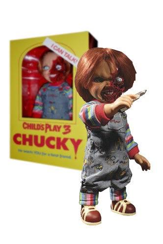 MEZCO

Child’s Play 3 Pizza Face Chucky Mega Talking Figure