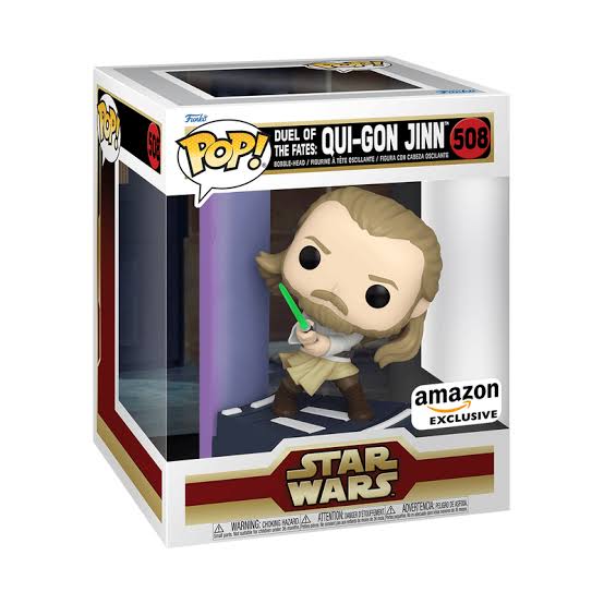 Funko Pop! Movies - Duel Of The Fates: Qui-Gon Jinn #508 Amazon Exclusive Star Wars
