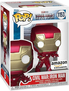 Funko Pop! Movies - Civil War: Iron Man #1153 Amazon Civil War