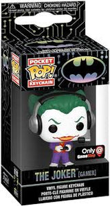 Funko Pop! Keychain - The Joker (Gamer) Game Stop Batman