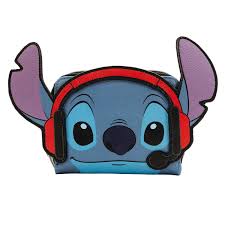 Loungefly Disney Stitch Gamer Mini Zip Wallet GameStop Exclusive