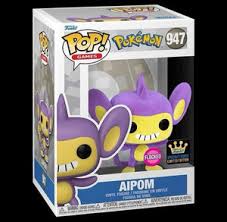 Funko Pop! Games - Aipom #947 Flocked Speciality Series Pokemon