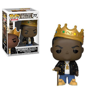 Funko Pop! Rocks - Notorious B.I.G. With Crown #77 Notorious