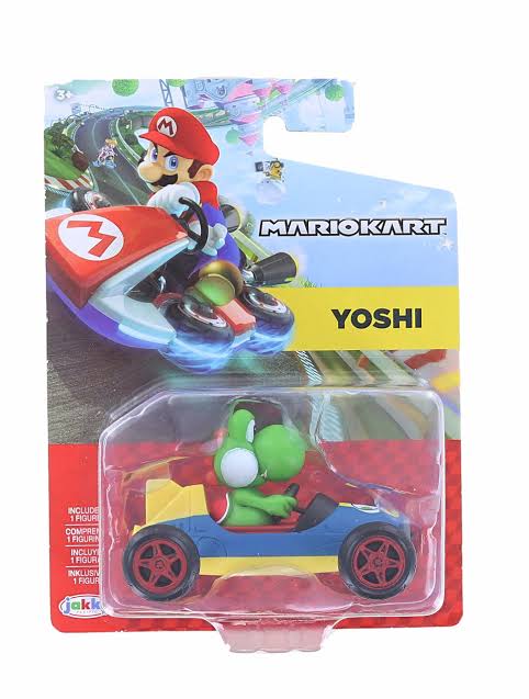 Jakks! Games - Yoshi In Blue Mach 8 Mario Kart