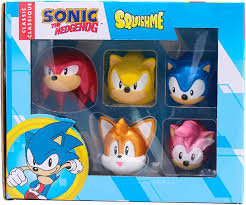 5 Pack Squishme Sonic The Hedgehog