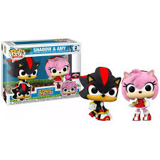 Funko Pop! Games - Shadow & Amy 2 Pack Targetcon Sonic The Hedgehog