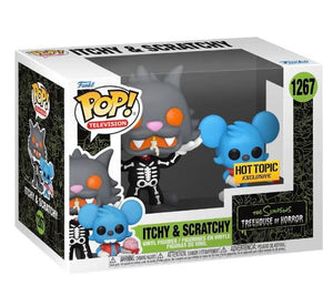 Funko Pop! Television - Itchy & Scratchy #1267 Hot Topic The Simpsons Treehouse Horror