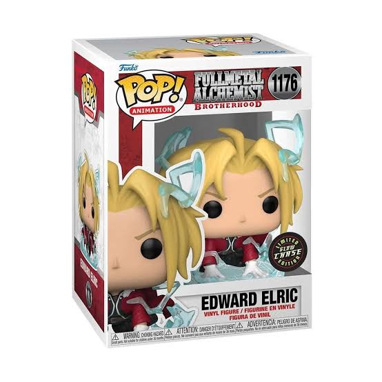 Funko Pop! Animation - Edward Elric #1176 Chase Glows Fullmetal Alchemist