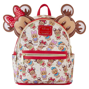 LOUNGEFLY
Loungefly Disney Mickey and Friends Gingerbread Cookie Allover Print Ear Holder Mini Backpack