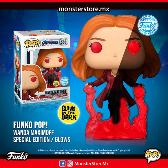 Funko Pop! Movies - Wanda Maximoff #855 Glows Special Edition Avengers