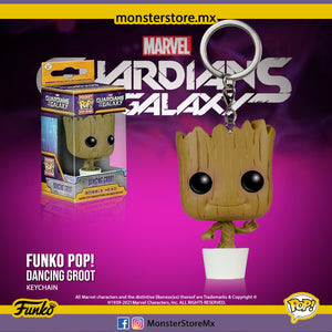 Funko Pop - Llavero Dancing Groot - Guardines De La Galaxia