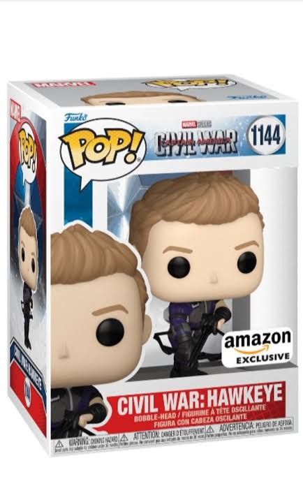 Funko Pop! Movies - Civil War: Hawkeye #1144 Amazon Exclusive Civil War
