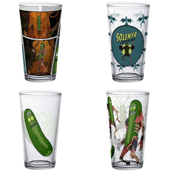 Vasos de Vidrio Rick And Morty Pickle Rick