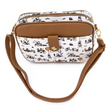 Winnie the Pooh Canvas Line Drawing Cross Body Bag
