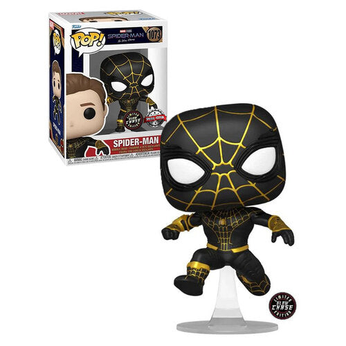 Funko Pop! Movies - Spider-Man #1073 Chase Glows Special Edition Spider-Man No Way Home
