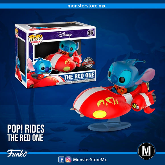 Funko POP! Ride The Red One Stitch #35 Special Edition