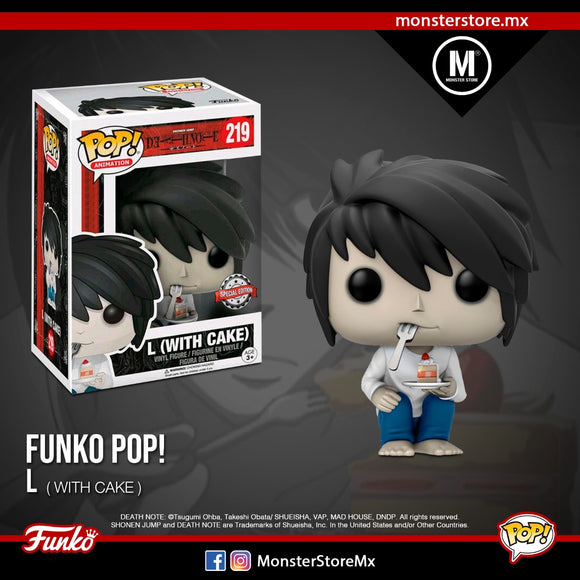 Funko POP! Death Note: L (with cake) #219 Exclusive