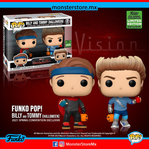 Funko POP! Wandavision Billy and Tommy (Halloween) 2 Pack Spring Convention Exclusive