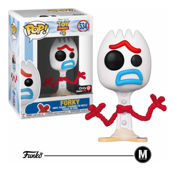 Funko Pop! Movies - Forky #534 Game Stop Toy Story 4