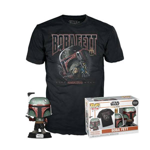 Funko Pop! Tees - Boba Fett #462 Talla XL - EG Rhe Mandalorian