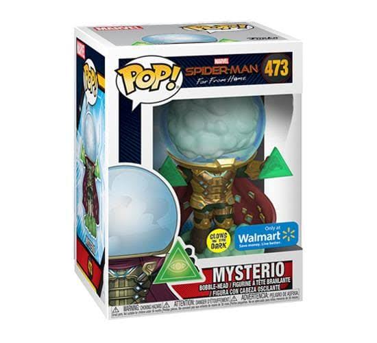 Funko Pop! Movies - Mysterio #473 Glows in The Dark Walmart Spiderman Far From Home
