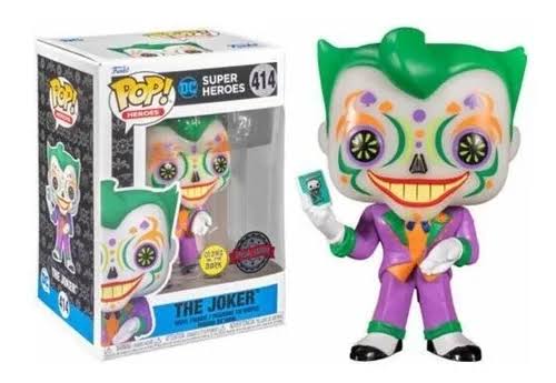 Funko Pop! Heroes - The Joker #414 Glows Special Editio  Super Heroes