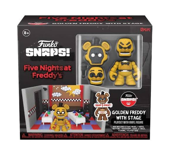 Funko Snaps! Games - Golden Freddy With Stage Five Nights At Freddy's