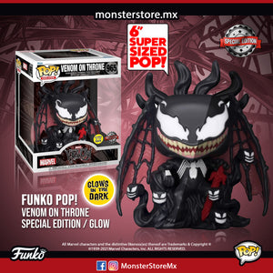Funko Pop! Movies - Venom On Throne #965 Glows Special Edition Deluxe
