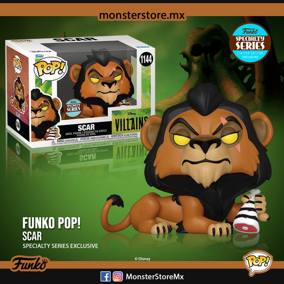 Funko Pop! Movies - Scar #1144 Speciality Series Disney Villans