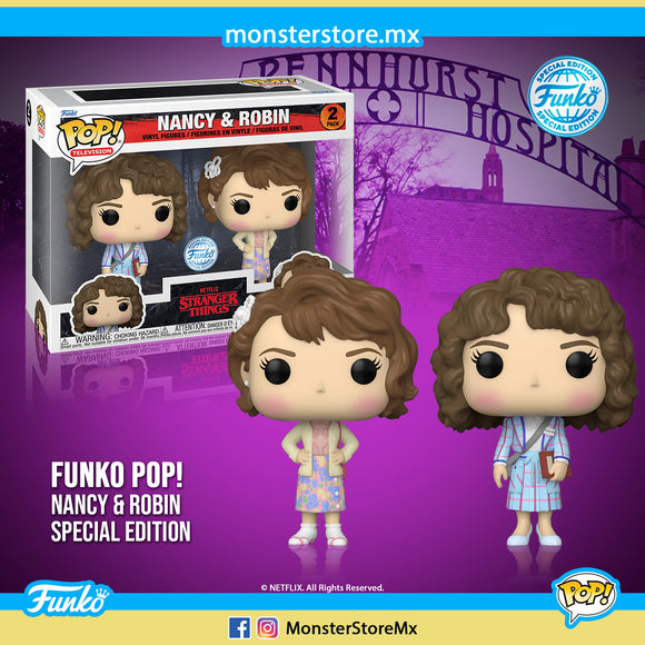 Funko pop! Nancy & Robin 2 pack Special Edition Stranger Things