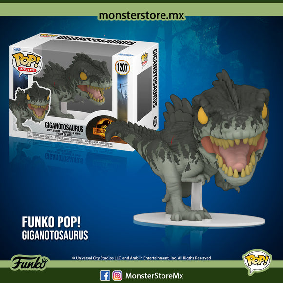 Funko Pop! Movies - Giganotosaurus #1207 Jurassiv World Dominion