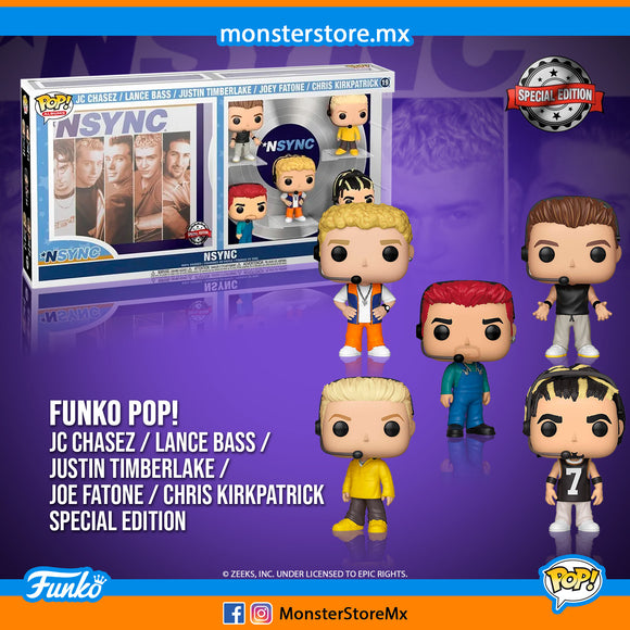 Funko Pop Rock Nsync Set Walmart Exclusive Justin Timberlake