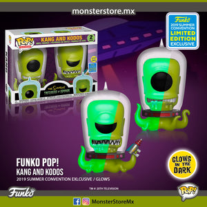 Funko Pop Kang And Kodos The Simpsons Sdcc Exclusive Glow