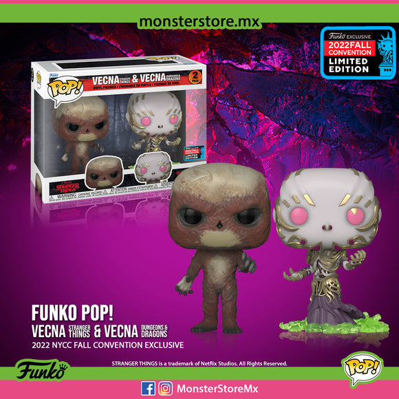Funko Pop! Television - Vecna Stranger Things & Vecna Dungeons & Dragons 2Pack Fall Convention 2022