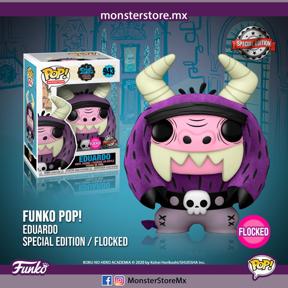 Funko Pop! Animation - Eduardo #943 Special Edition Flocked Foster Home For Imaginary Friends