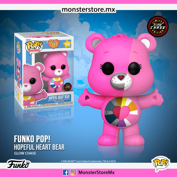 Funko Pop! Animation - Hopeful Heart Bear #1204 Chase Care Bear 49th