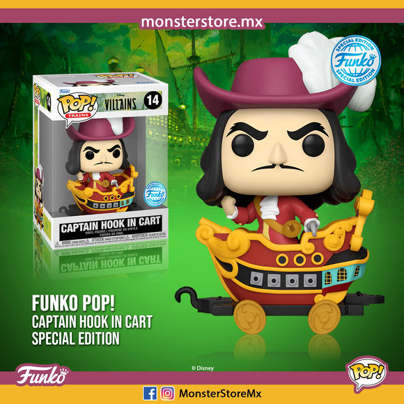 Funko Pop! Trains - Captain Hook In Cart #14 Villans – MonsterStoreMx