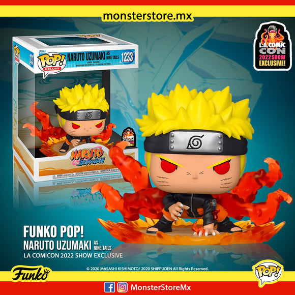 Funko Pop Deluxe - Naruto Uzumaki As Nine Tails #1233 L.A. Comicon Naruto Shippuden