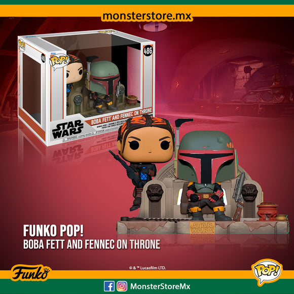 Funko Pop! Movie Moment - Boba Fett And Fennec On Throne #486 Star Wars