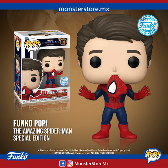 Funko Pop! Movies ' The Amaxing Spider-Man #1171 Special Edition Spiderman No Way Home