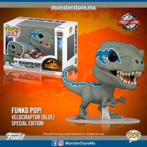 Funko Pop! Movies - Velocirraptor (Blue) #1220 Jurassic World Dominio