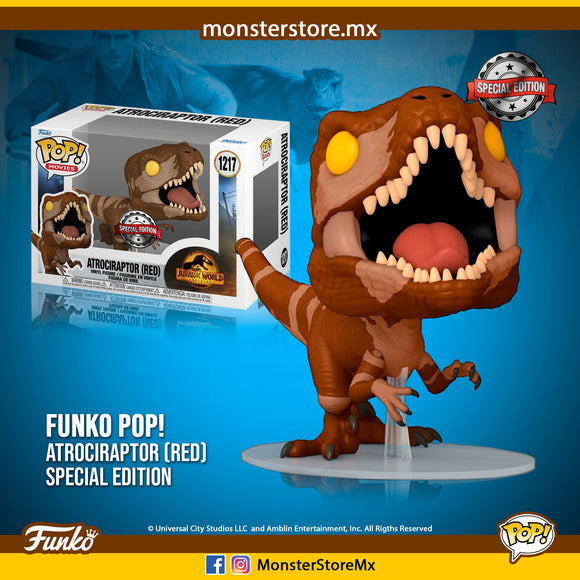 Funko Pop! Movies - Atrociraptor (Red) #1217 Special Edition Jurassic World Dominion