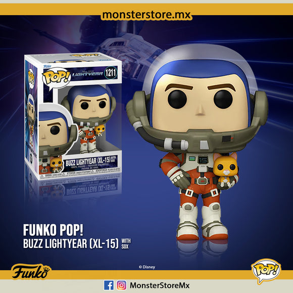 Funko Pop! Movies - Buzz Lightyear (XL-15) With Sox #1211 Lightyear
