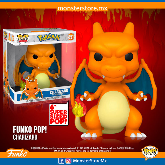 Funko Pop! #851 Charizard Supersized Pop 10 inches Special Edition Pokemon